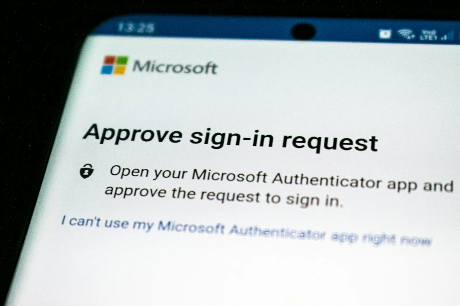 Multifactorauthenticatie op een mobiel apparaat